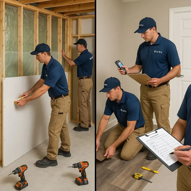 Repairs and Reconstruction process in West Fork, AR